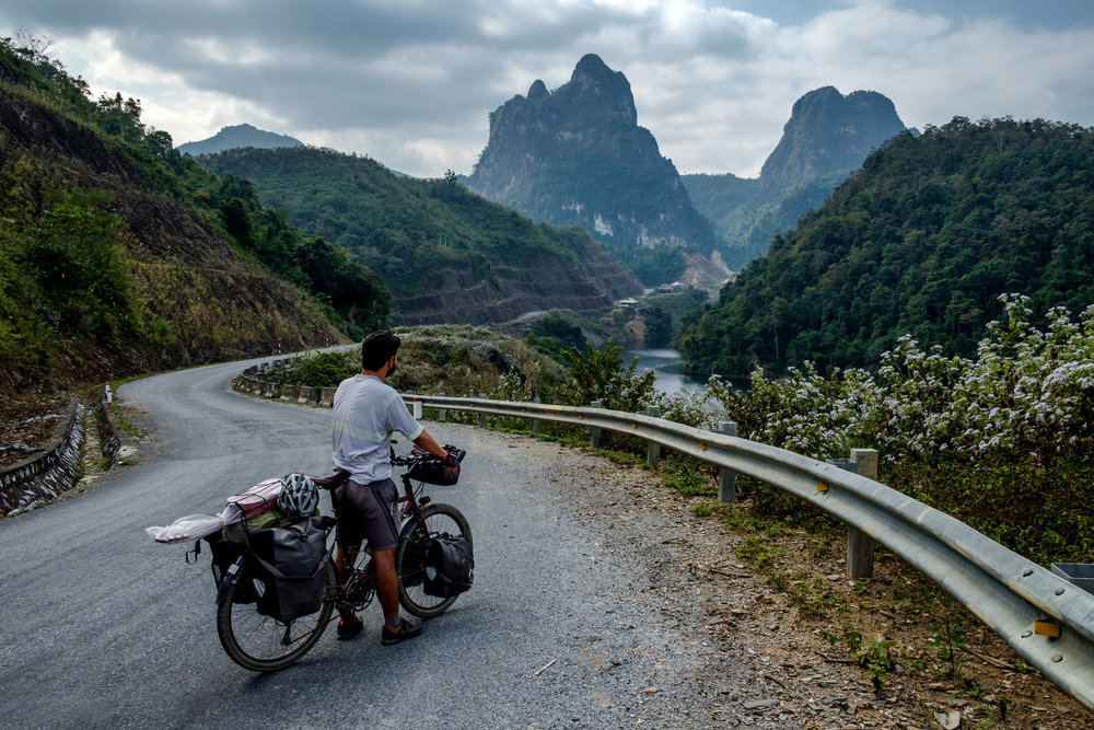 Sur la route au Vietnam