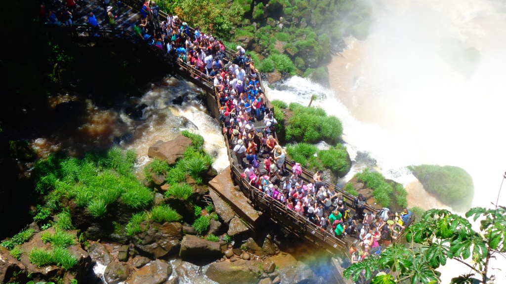 Affluence dans le Parc National d’Iguazu