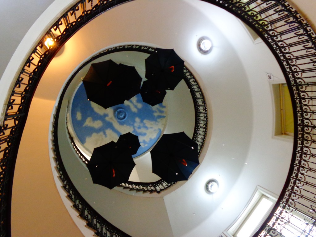 Escalier du centre culturel Plataforma Lavardén