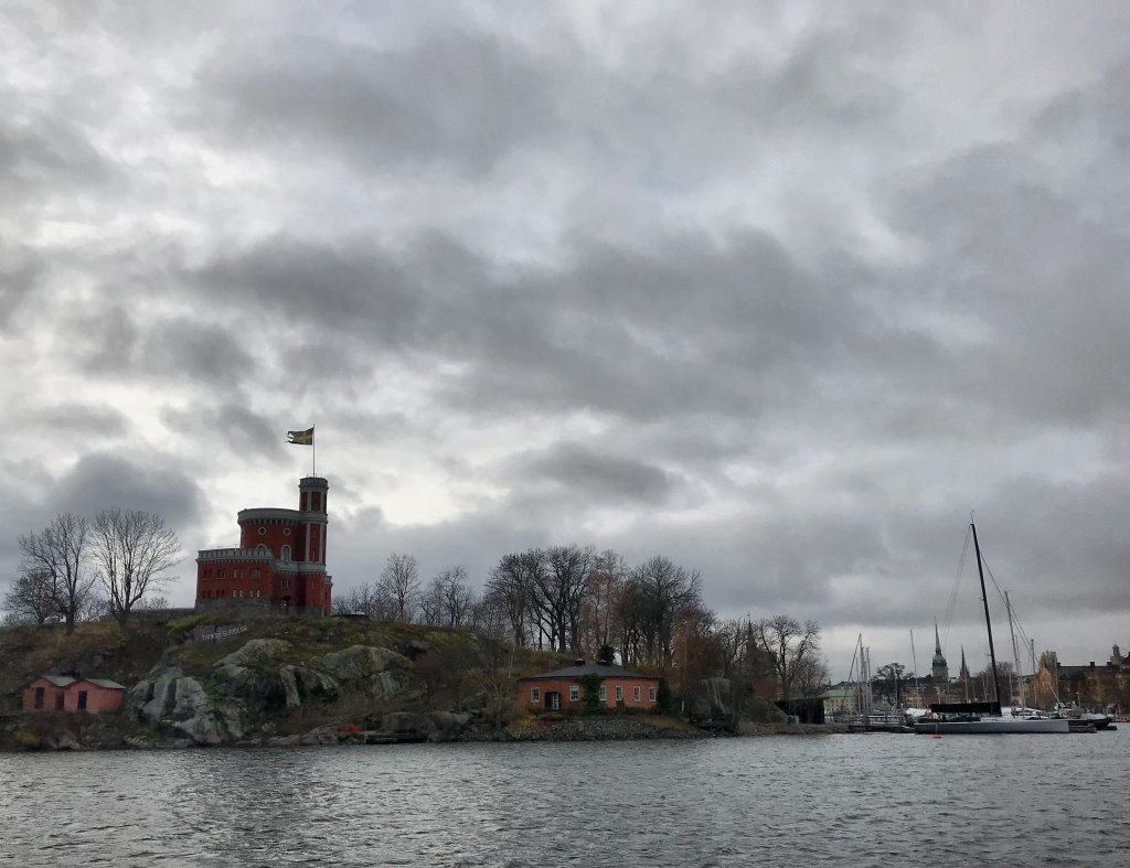 En bateau-bus vers l’île de Djurgården