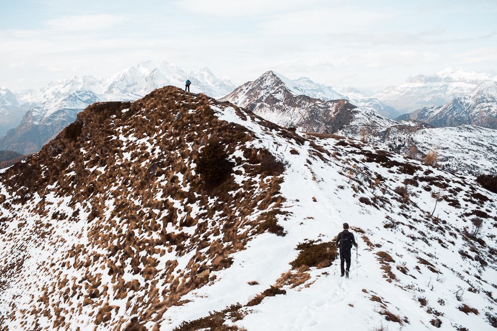 Dolomites : montagnes enneigées au nord de l’Italie