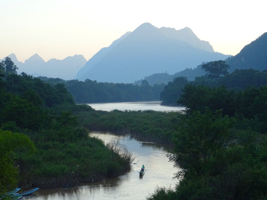vue de Muang Ngoi au Laos
