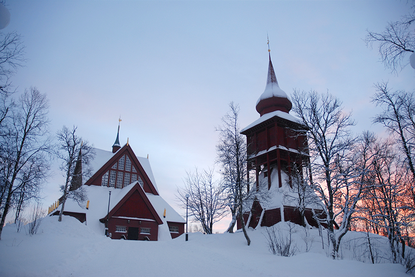 Suède-Kiruna-Eglise