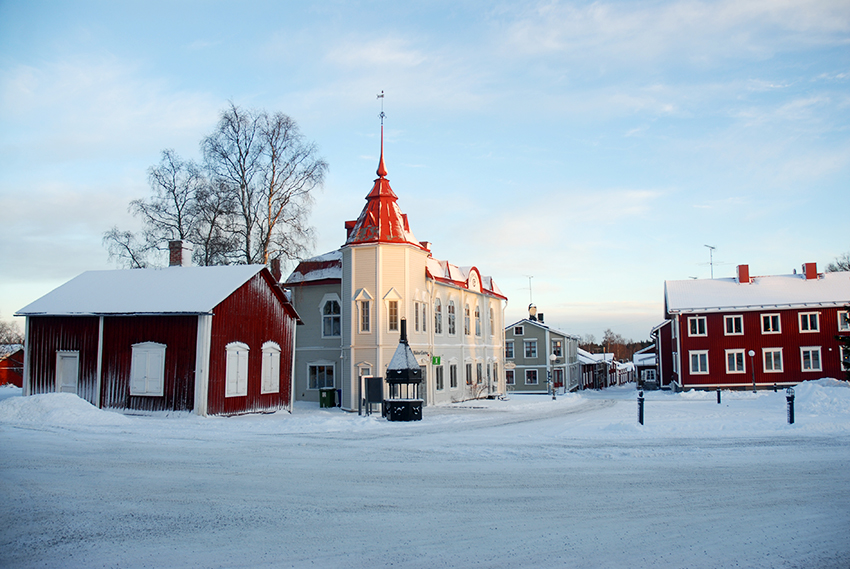Suède-Luleå-Gammelstad-Place
