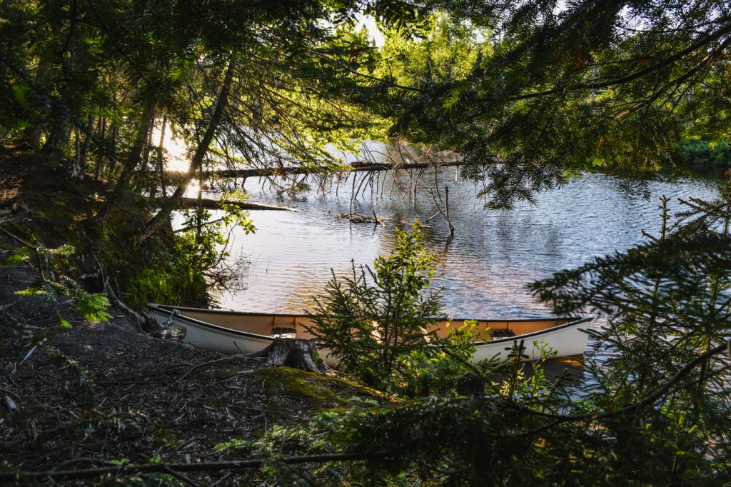 canot-camping en rivière