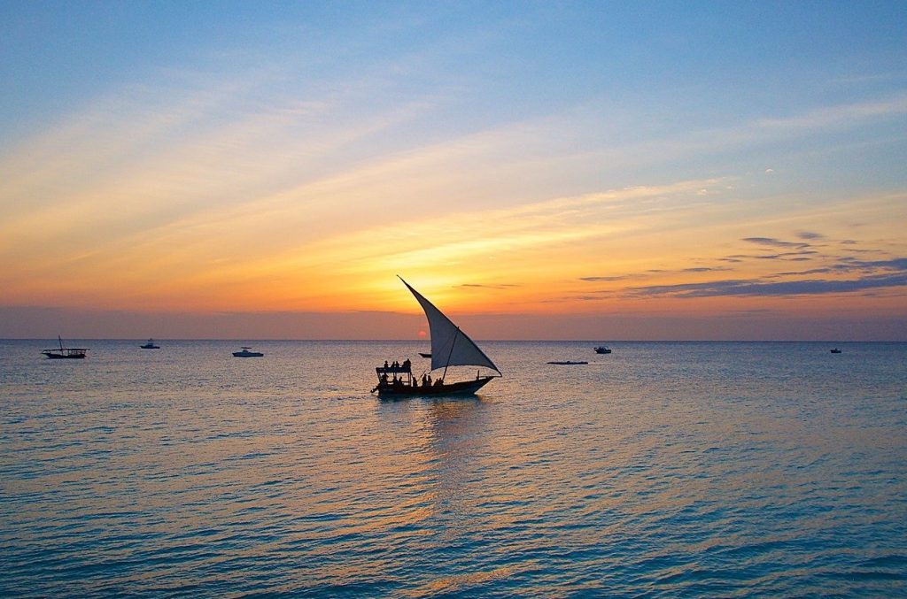 Coucher de soleil à Zanzibar
