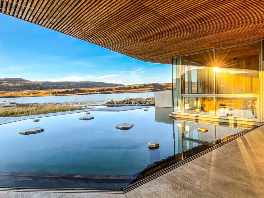 Vök baths en Islande