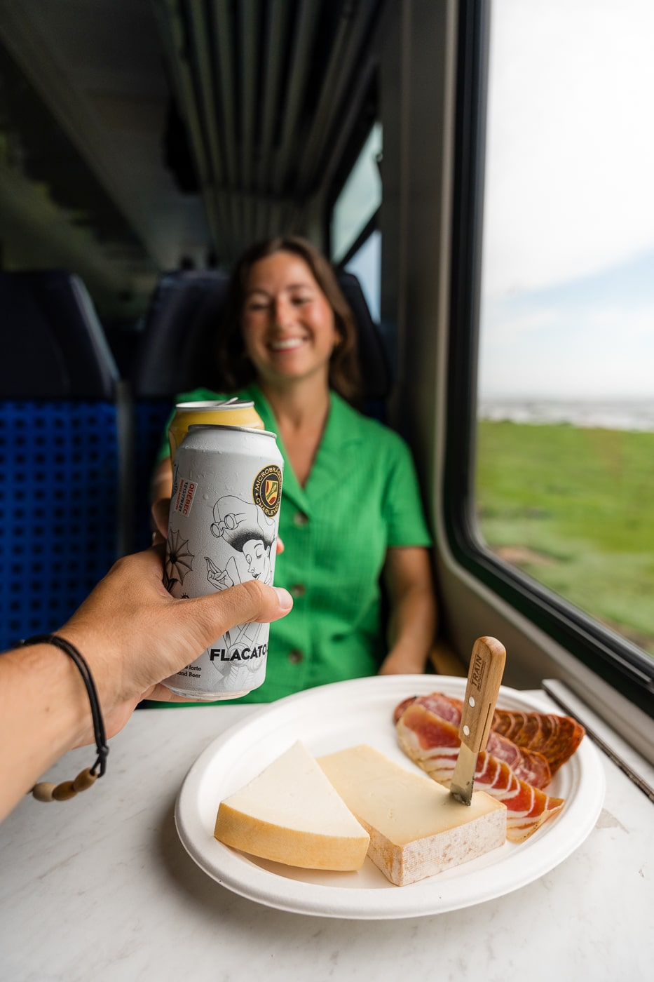 dégustation charlevoisienne dans le train de charlevoix