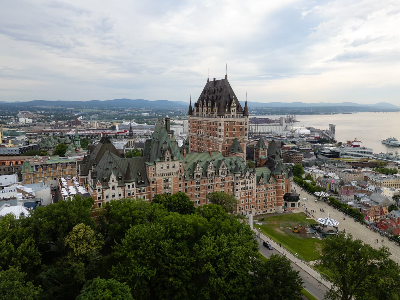 vue sur le Vieux-Québec