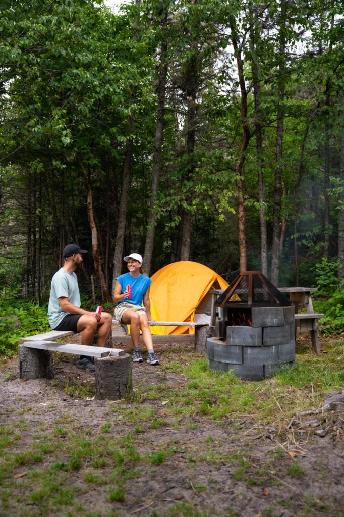 Camping sur l'île Grande Basque à Sept-Îles