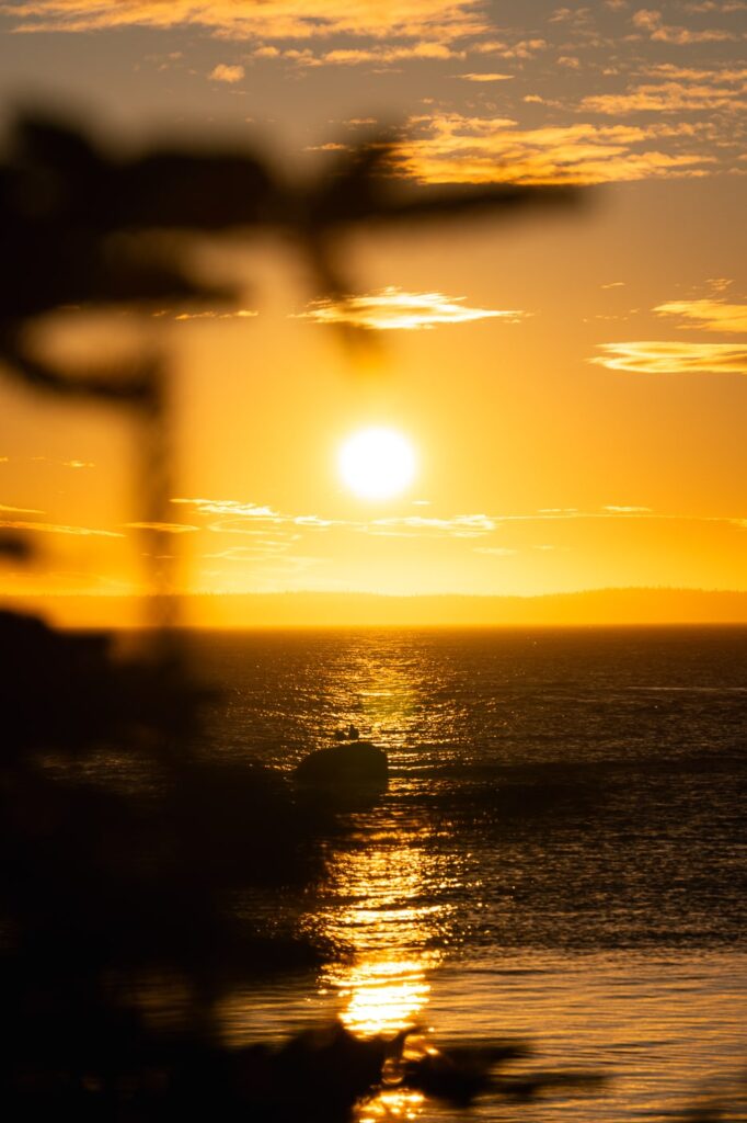 Lever de soleil sur Grande Île