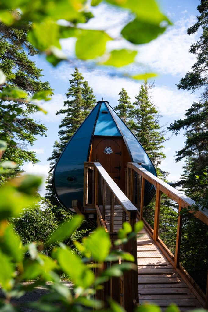 Prêt-à-camper Ôasis de Parcs Canada sur Grande Île