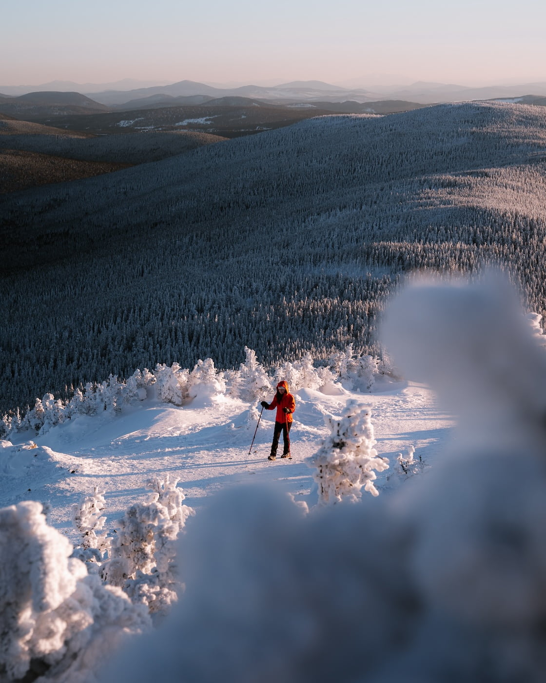 randonnée en hiver