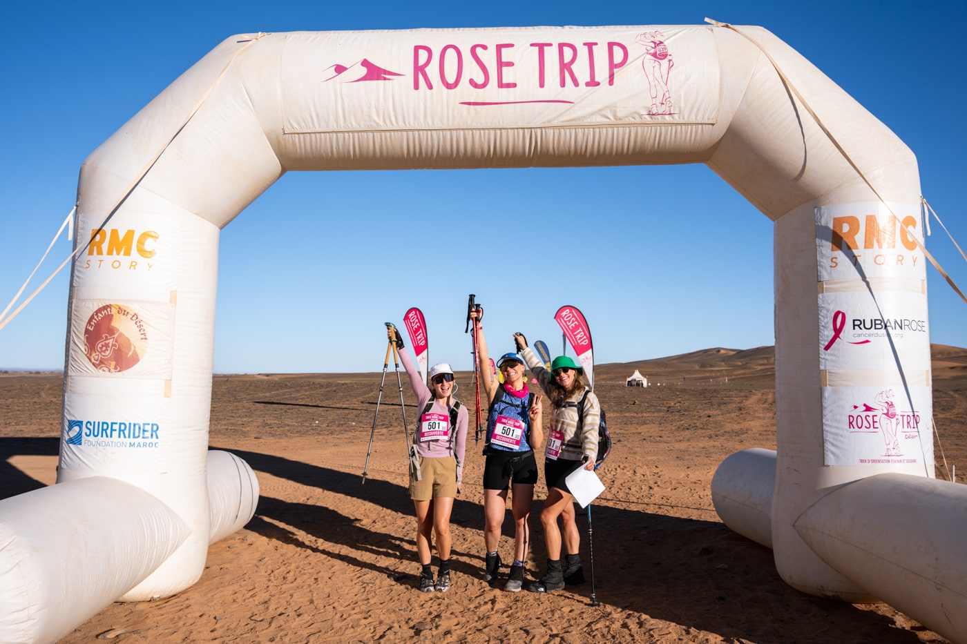 Réaliser le Trek Rose Trip Maroc en équipe