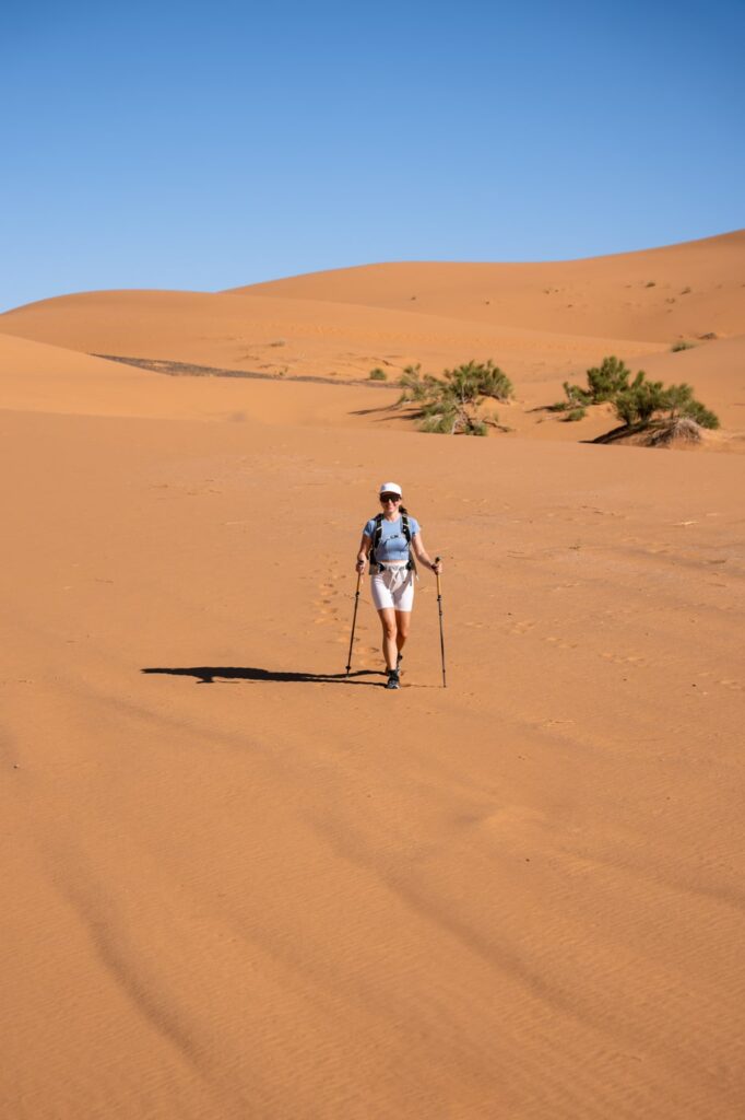 Trek dans le désert du Sahara au Maroc