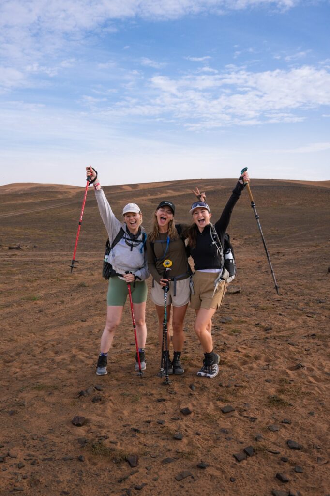 équipe de 3 au Trek Rose Trip Maroc