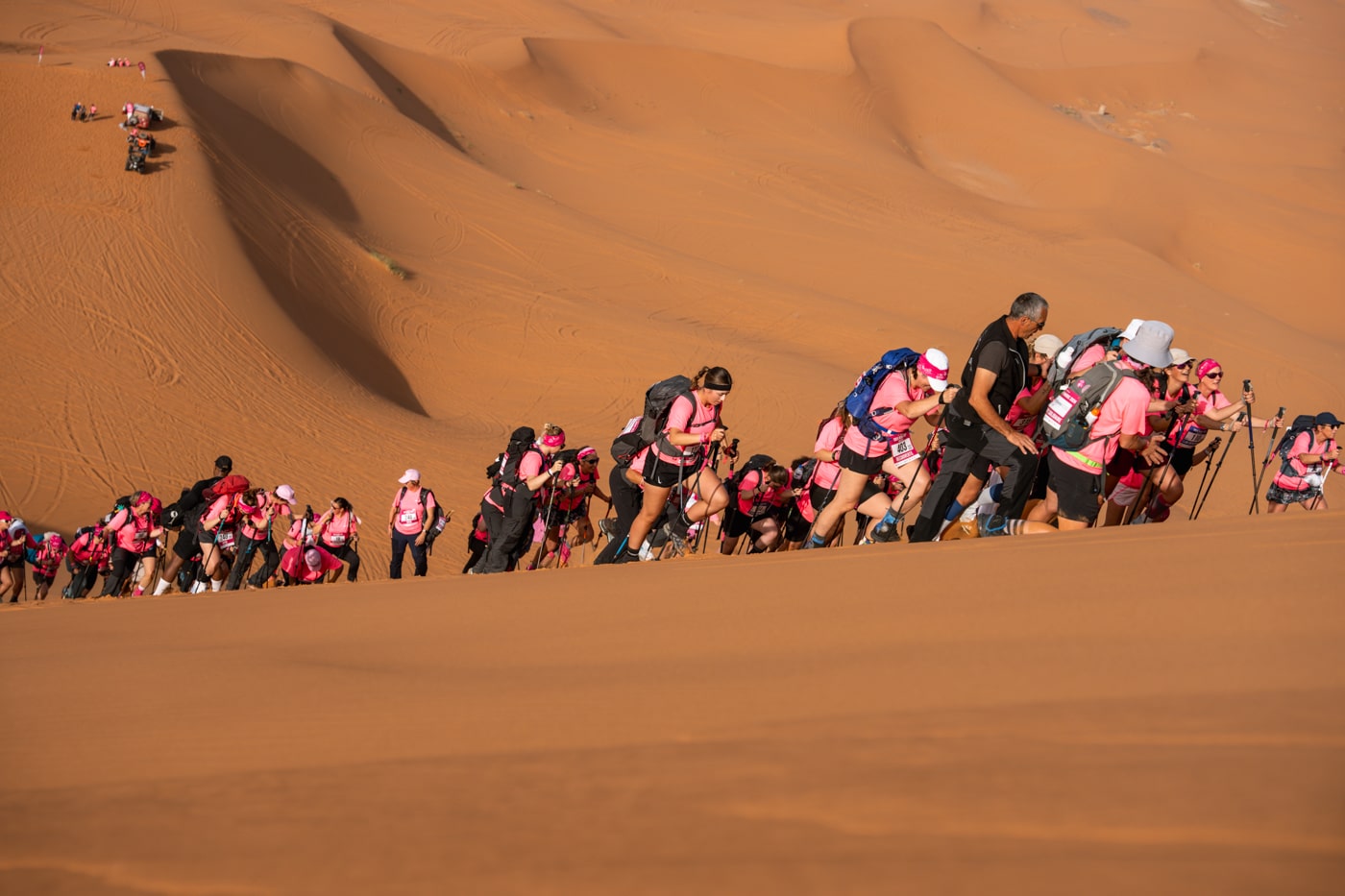 Défi solidaire au Trek Rose Trip Maroc