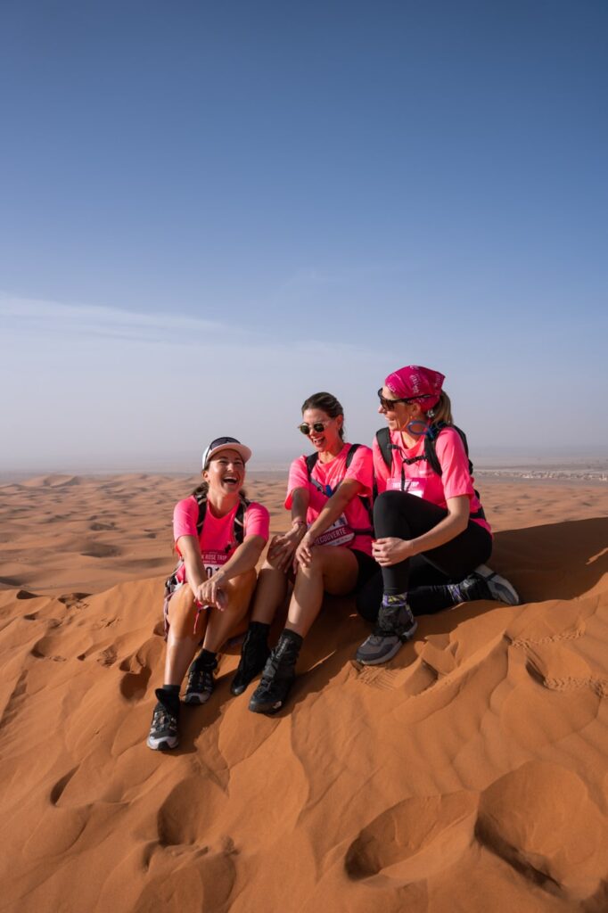 équipe de 3 au Trek Rose Trip Maroc