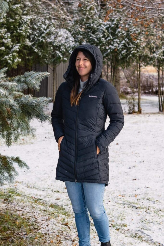 manteau d'hiver Columbia - idées cadeaux pour cet hiver